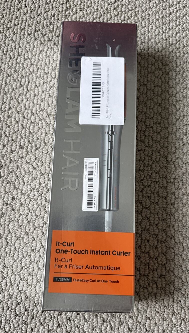 SHEGLAM It-Curl One Touch Instant Curler 1 Inch Curling Iron NEW In Box